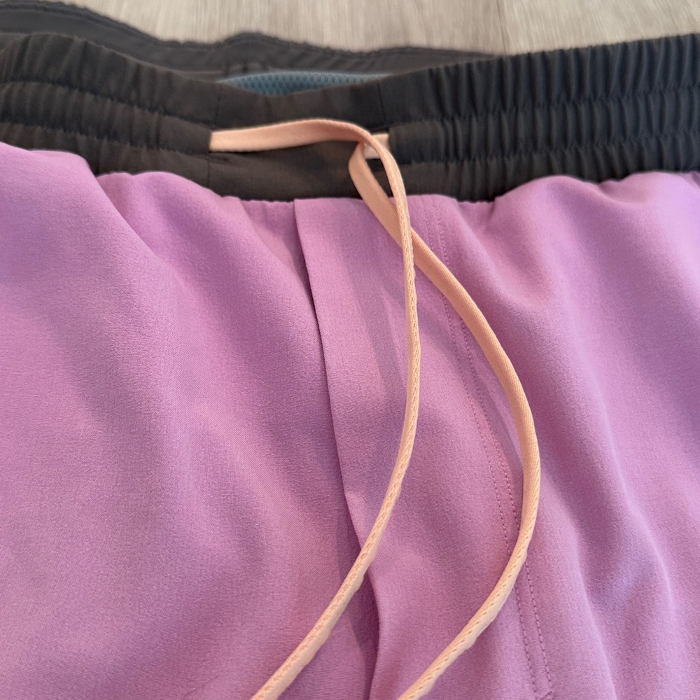 Lululemon Pink Running Shorts Pace Breaker - Picture 2 of 5
